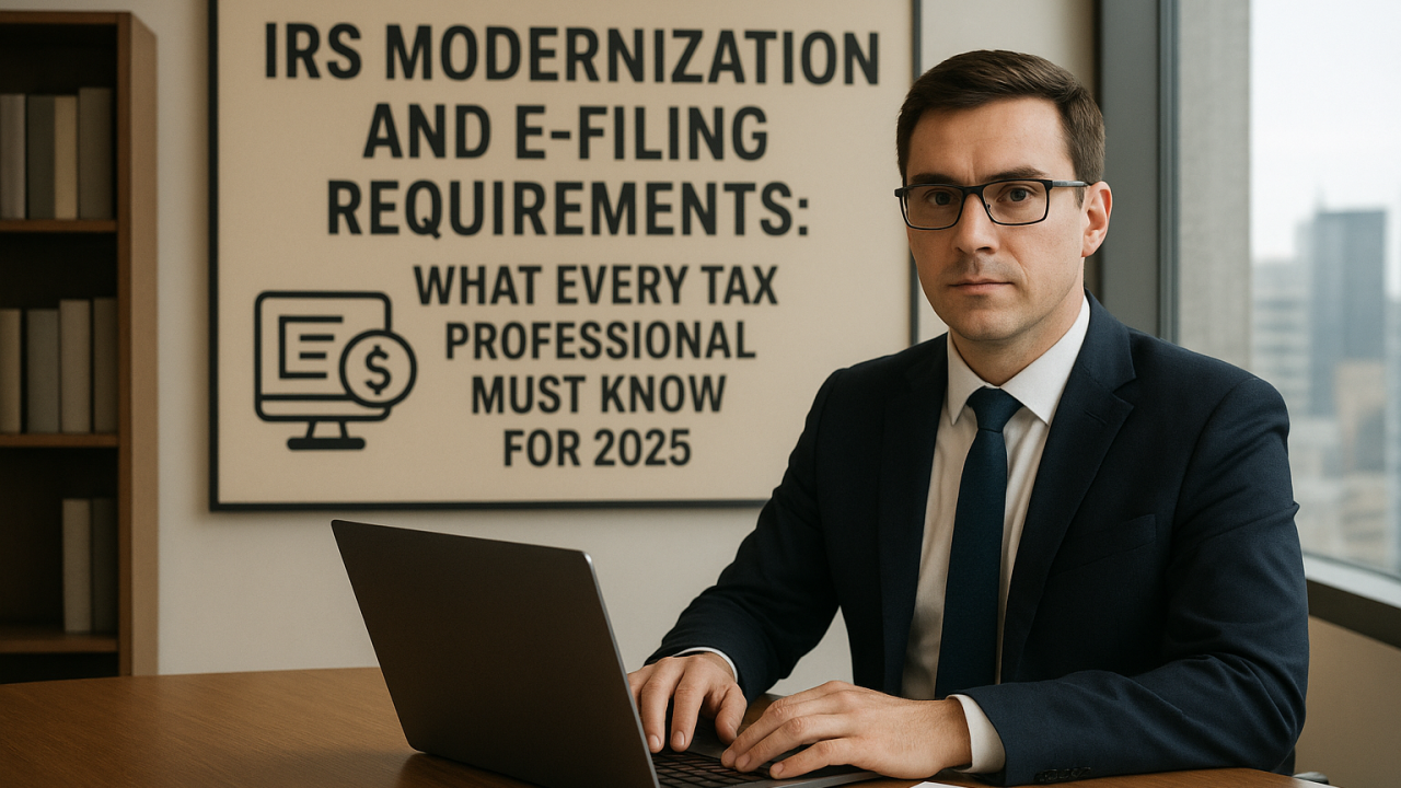 IRS Modernization and E-Filing Requirements: What Every Tax Professional Must Know for 2025